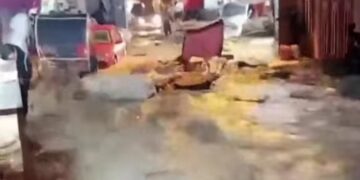 فيضانات شمال شرق الصين تؤدي إلي مصرع 10 أشخاص و33 مفقود