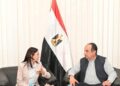 وزير قطاع الأعمال العام يلتقي محافظ البحيرة في مستهل زيارته لشركة مصر للغزل والنسيج