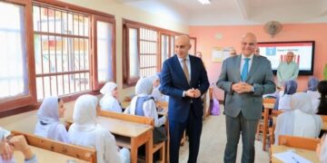 وزير التربية والتعليم ومحافظ القليوبية يتابعان سير العملية التعليمية بعدد من المدارس