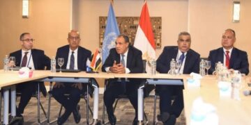 وزير الخارجية يلتقي مع المصريين العاملين في الأمم المتحدة بنيويورك