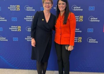 المشاط ” تلتق  رئيسة البنك الأوروبي لإعادة الإعمار والتنمية لمناقشة محفظة التعاون