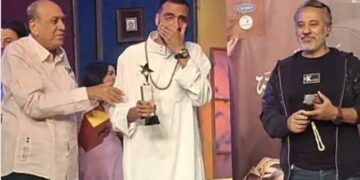 سمير عوض ” أفضل ممثل كوميدي شاب في مهرجان نقابة المهن التمثيلية”