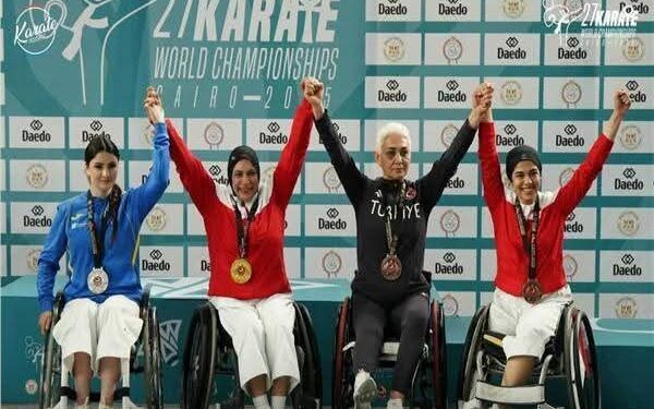 قصة من ذهب فاطمة عبد البديع تحقق أول ذهبية للكاراتيه… وزوجها محمد اللقاني يسطر أروع قصص الدعم