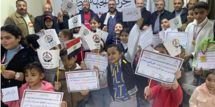 بالصور …إنطلاق أولي فعاليات ” الطالب المبدع ” في حزب الجبهة الوطنية ببنها